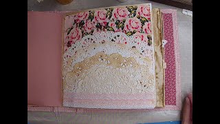 Pt 2 Continuing the Decorating / Pink Rose Journal / DT for Shabby Dabby Doodah / August 2021