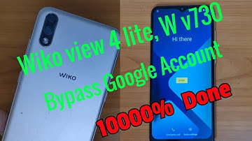 Wiko view 4 lite w v730 unlock google account easy bypass