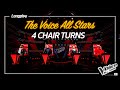 4 chair turns  4   the voice all stars