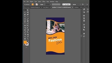 How to design rollup banner within 10 mins // graphic designer// Maria Sarfraz