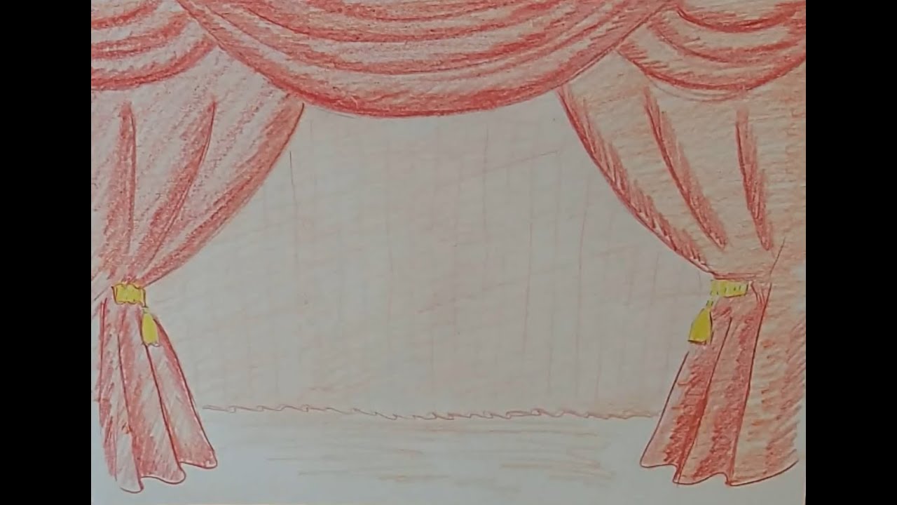 draw a curtain - YouTube