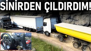 SİNİRDEN MİKROFONU YEDİM! (SİNİR KRİZİ)  KİRKENES MADEN YOLU  ETS 2 MP ProMods T300RS GT