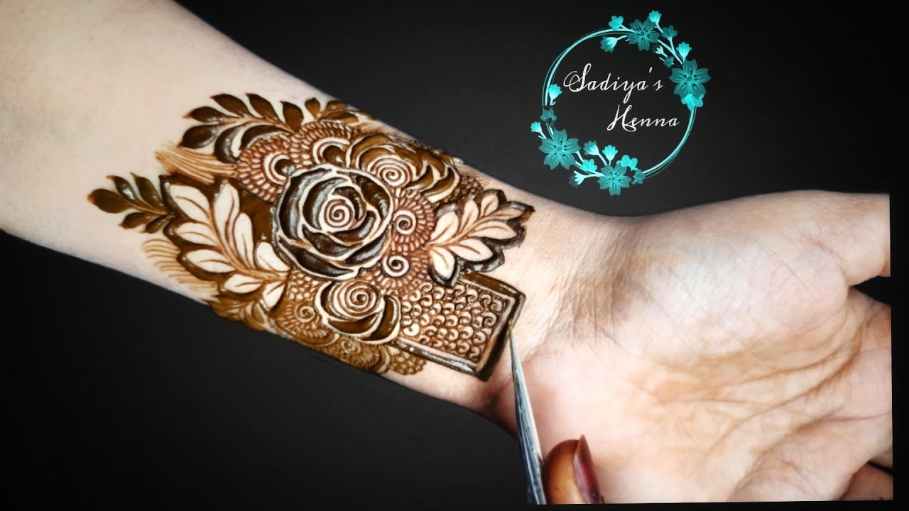 EASY ARABIC MEHNDI DESIGNS | SIMPLE AND EASY MEHNDI DESIGN |FRONT HAND MEHNDI DESIGN |SADIYA'S HENNA