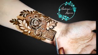 EASY ARABIC MEHNDI DESIGNS | SIMPLE AND EASY MEHNDI DESIGN |FRONT HAND MEHNDI DESIGN |SADIYA'S HENNA screenshot 5