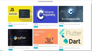 Responsive Online Book Store Website Using Pure Bootstrap.||--Free Source Code|| Technical Vandar||| Profile