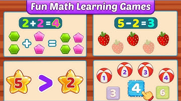 Math Kids - Add, Subtract, Count and Learn - Subtracting Puzzle - Fun Math Learning Games