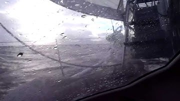 single-handed sailing, closing to Strait of Le Maire wind Force 9-10, half-furled stay sail