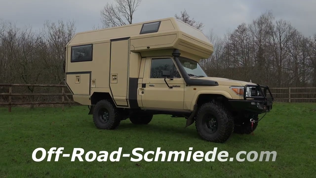 Off-Road-Schmiede presents: Toyota Landcruiser 79 mit Alkovenwohnkabine Overlander 4x4