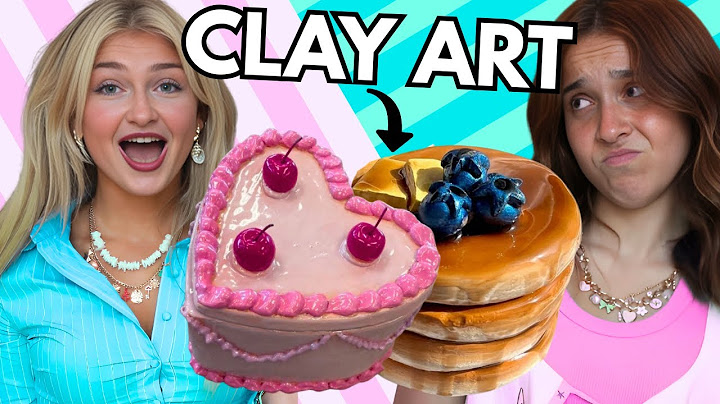 WHO CAN MAKE THE BEST CLAY ART!? with LISI