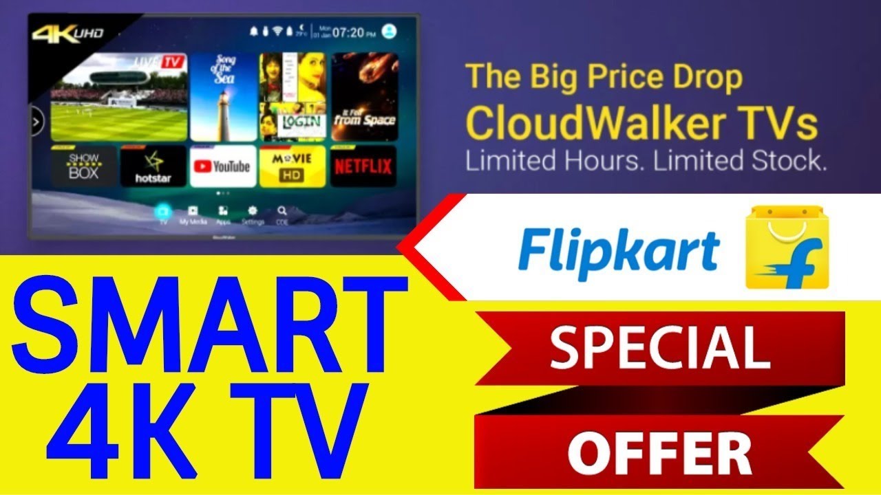 Buy SMART TV with Huge Discount On FLIPKART From CloudWalker | Data Dock