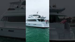 Step aboard HAVILAH | 75’ Hatteras Sport Deck Motor Yacht