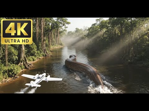 Flying Above the Amazon – Shocking Giant Anaconda Encounters! | Amazon