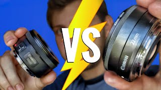 EF-M 22mm vs EF 50mm With The M50 (which one is better for you?)