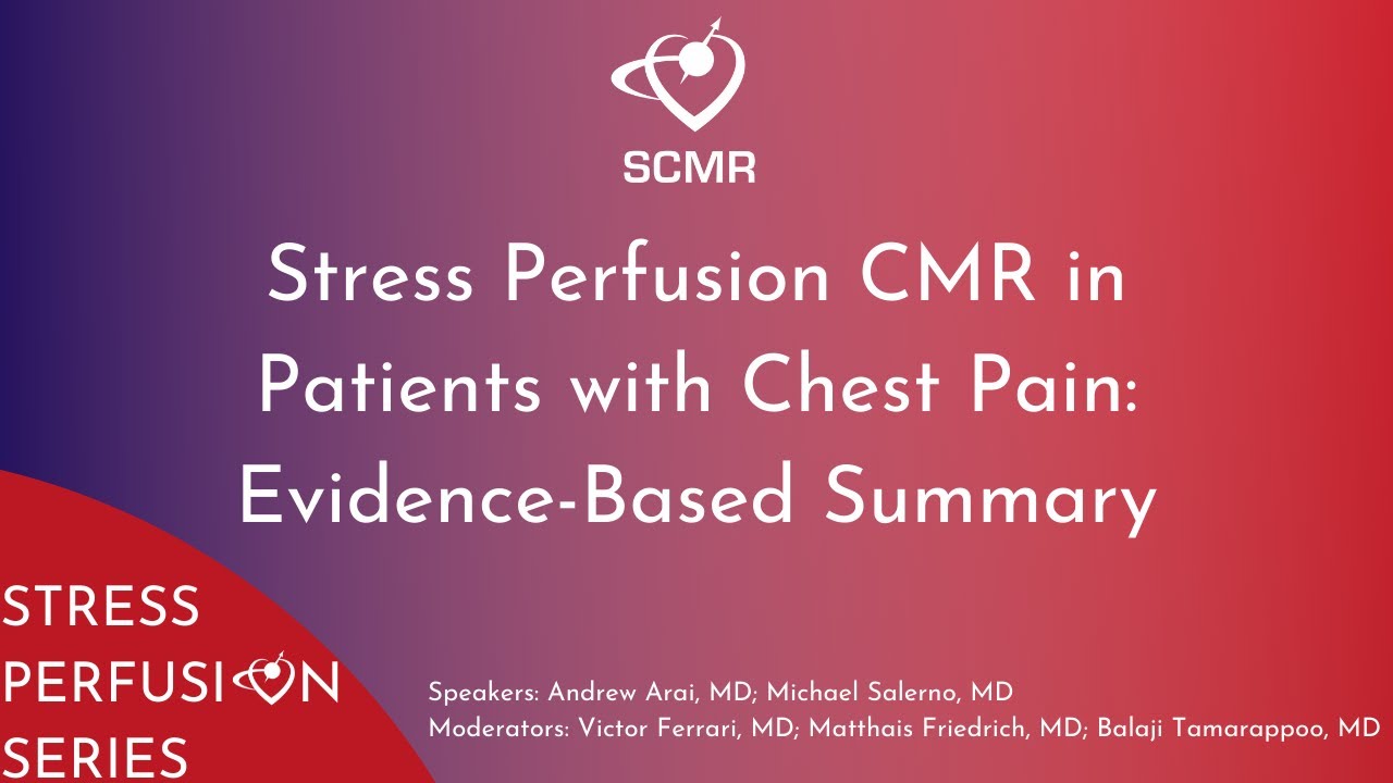 Stress Perfusion CMR in Patients with Chest Pain: Evidence-Based Summary