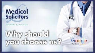 "Why Choose Us?" - Medical Solicitors Customer Reviews