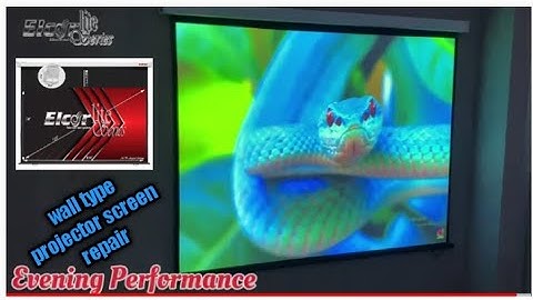 manual wall type projector screen repair