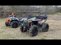 First Ride on the Can Am Renegade XMR 1000!!! Also racing the Polaris Sportman 1000 HL