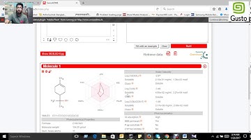 In silico ADMET Analysis by SwissADME (B.T.S. 8) English