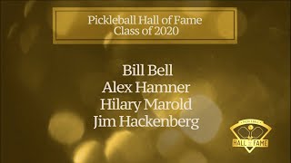 2020 Pickleball Hall of Fame Inductee Zoom Ceremony