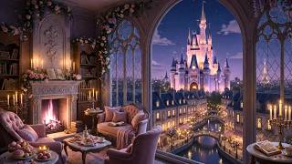 ✨ Fairytale Paris Reading Room ✨ Cozy Fireplace Ambience