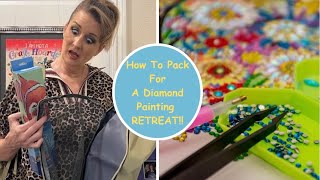 Pack With Me For My Diamond Painting Cruise & How To Pack For A Retreat!!