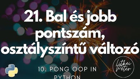 21. Bal és jobb pontszám, osztályszíntű változó