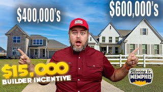 Top MEMPHIS TN Suburb with MASSIVE Affordable New Homes Arlington TN - Villages at White Oak
