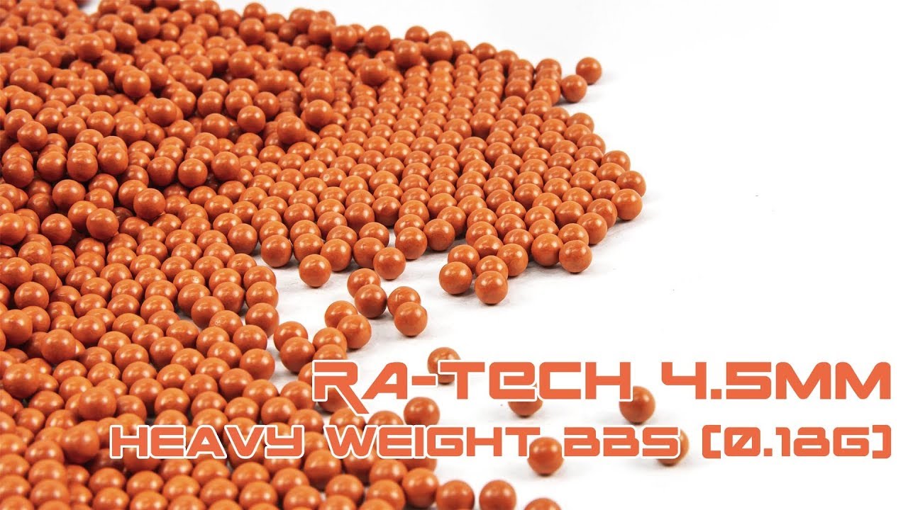 【 RA-TECH 】4.5mm Heavy Weight BBs (0.18g) - 3 packs set