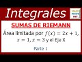 SUMAS DE RIEMANN (Parte 1 de 2)