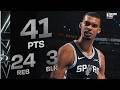 Victor Wembanyama Youngest Player in NBA History with a 40+ PT 20+ REB Playoff Game | May 18, 2026