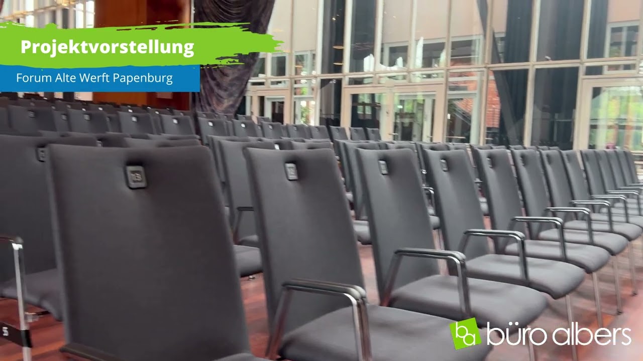 Projektvorstellung - Forum Alte Werft /Neue Bestuhlung - Büro Albers