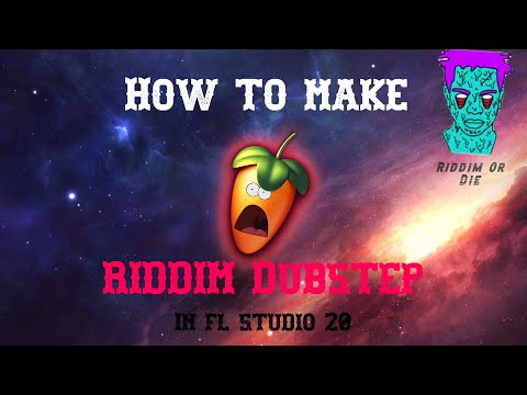 HOW TO MAKE RIDDIM DUBSTEP IN FL STUDIO 20 (With Stock Plugins and free samples for beginners)