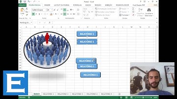 Como criar um menu de navegação no Excel -  Hiperlinks internos - Excel para Estagiários