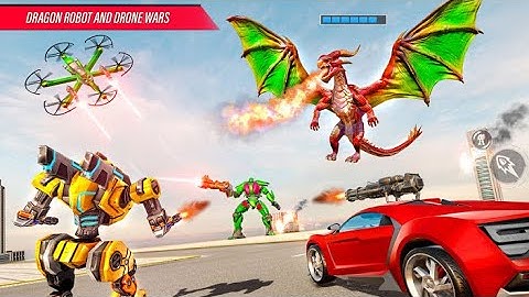 Drone Robot Car Transforming Game– Car Robot Games devbuz Gameplay #3