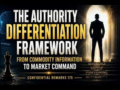 Video thumbnail for The Authority Revolution Has Begun | Why AI Will Replace Average Experts.