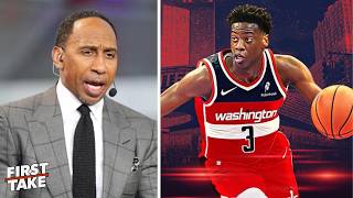FIRST TAKE | Stephen A. predicts AJ Dybantsa joining Wizards alongside Anthony Davis, Trae Young