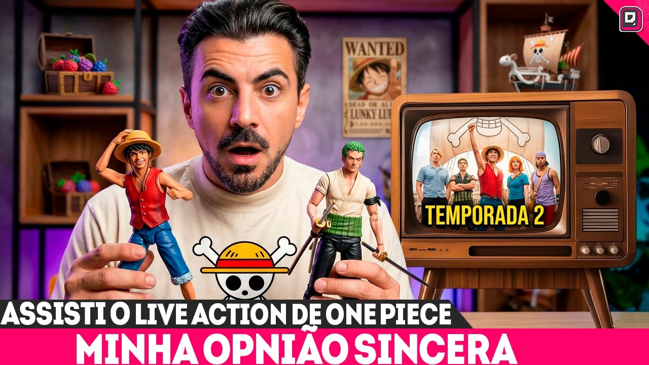 Canal mangaq faz análise sincera da live action de one piece e especula sobre a segunda temporada na Netflix