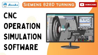 CNC Operation Simulation Software - Siemens 828D Turning |【RenAn Soft】 screenshot 5