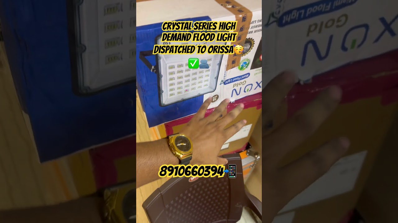 Crystal series high demand flood light dispatched to orissa🥳✅🫂 