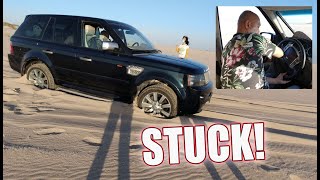 RANGE ROVER SPORT SUPER CHARGED HOW TO RECOVER FROM BEING STUCK IN THE SAND - Vlog