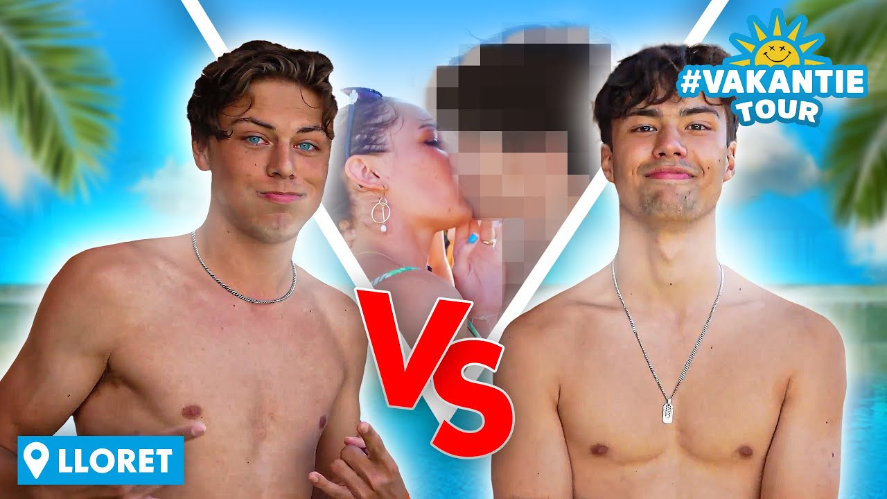 WIE HAAR ALS EERSTE ZOENT WINT 💋👀 | #VAKANTIETOUR 9 (Lloret)