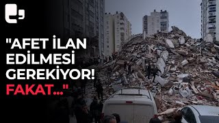 Canlı yayında depreme ilişkin flaş açıklama: \