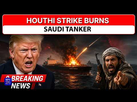 Trump Faces Backlash After Houthi Strike Burns Saudi Oil Tanker
