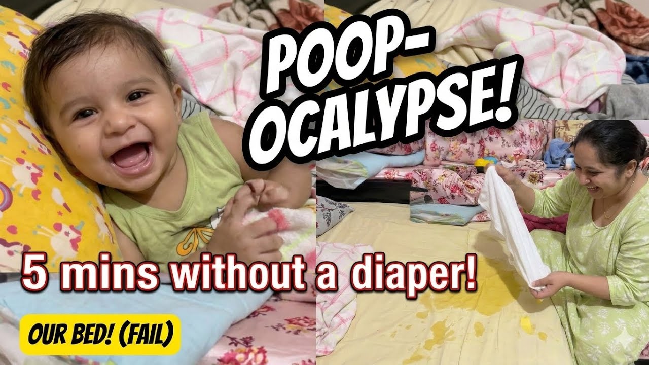Diaper nikalne ke bad bistar me potty ki 😅🤣 | Week Off Fun | Documenting Life | Daily Vlog