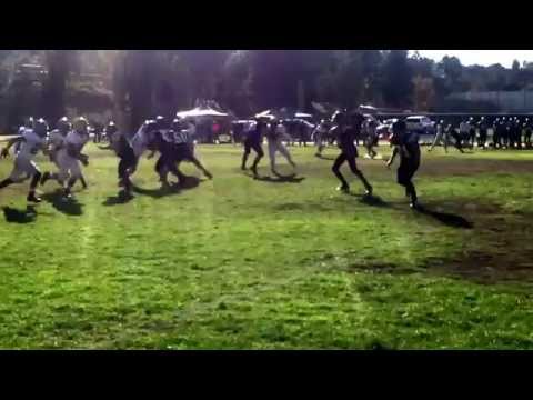 Dustin Anderson's huge hit sends Canyon's wr flying!