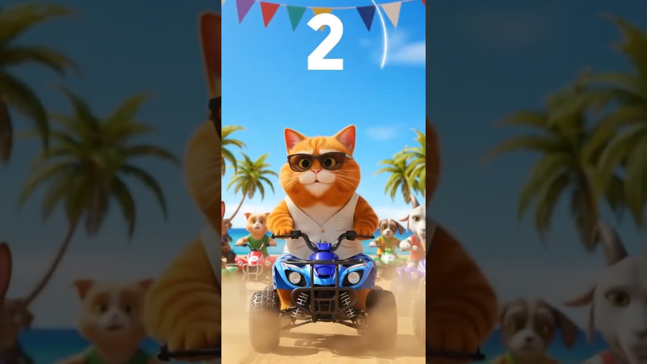 Epic Beach Race! Pitu Mama's Unbelievable Win 🏆🐾  