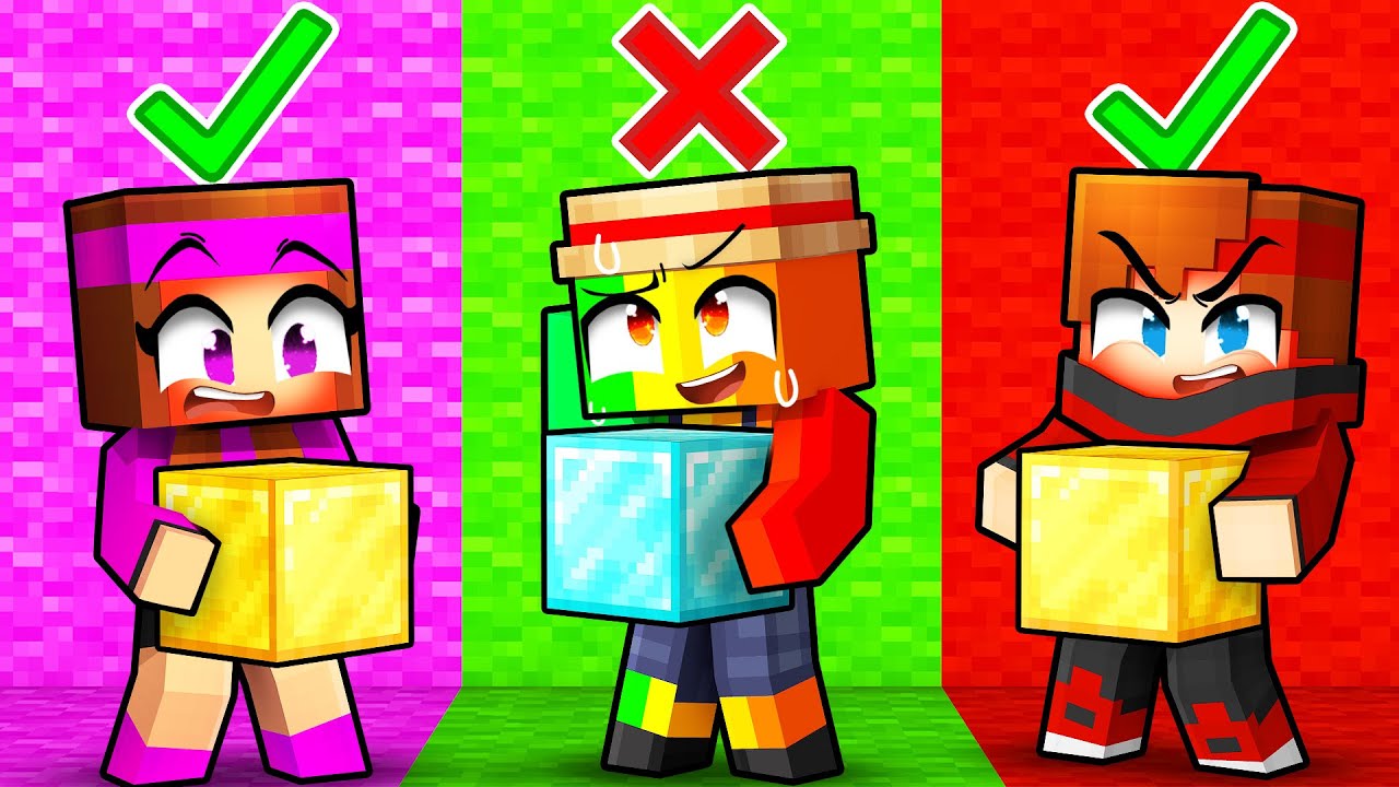 Je devine TOUS les Blocs de COULEUR sur Minecraft ! (Guess The Block)