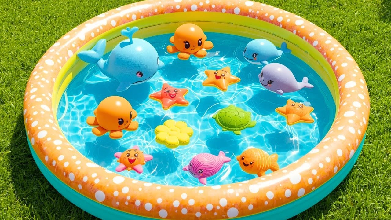 Under the Sea Learning! 🌊 Discover Ocean Animal Names with Toys | Preschool Kids Video