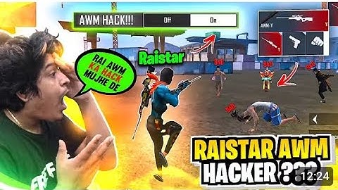 Raistar First Time AWM GamePlay 1 vs 3 Hacker Exposed In Free Fire