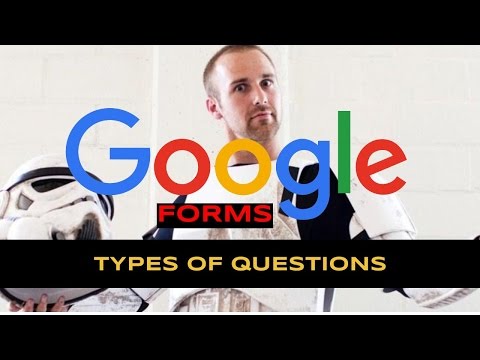 Types of Questions in Google Forms Instructional Video